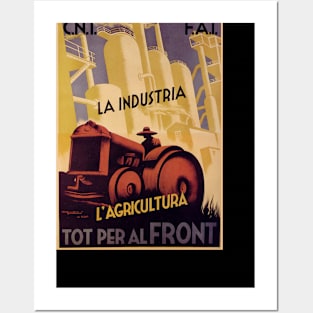 FARMING & INDUSTRY POSTER Posters and Art